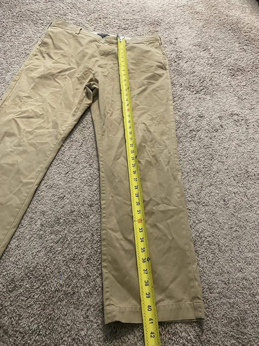Banana Republic Pants Mens 38x32 Beige Emerson Chino Straight Leg Casual Pockets